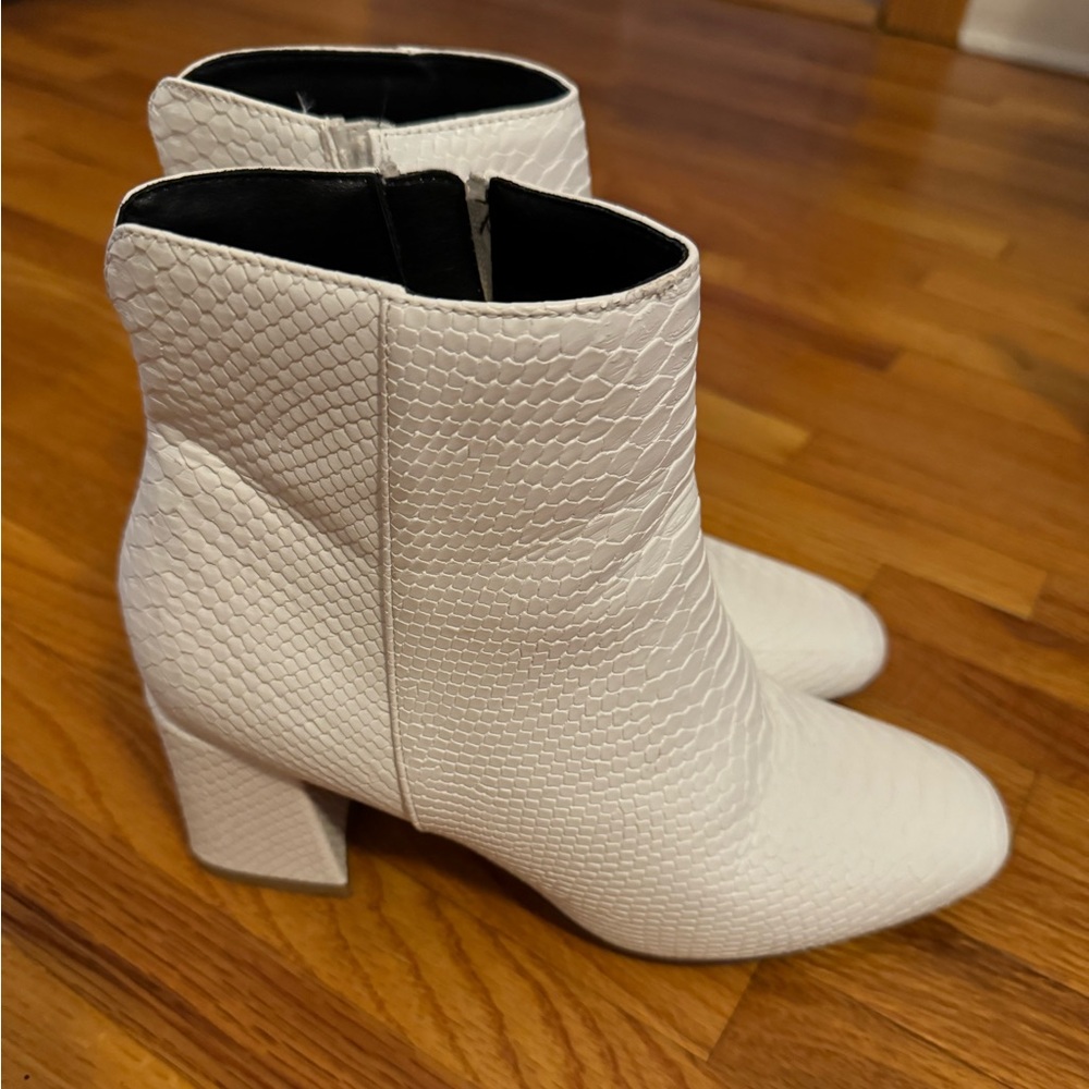White booties